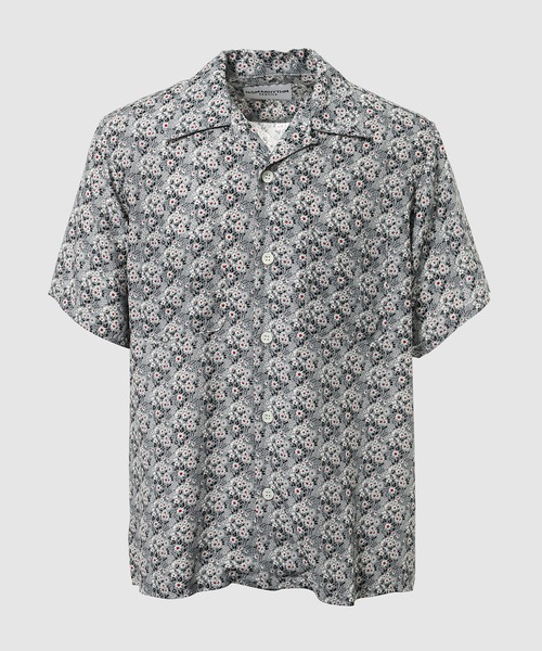 NOMA t.d.（ノーマティーディー）の「Small Flower Summer Shirt（シャツ/ブラウス・メンズ・グレー/ブラック・3/4）」の2枚目の写真