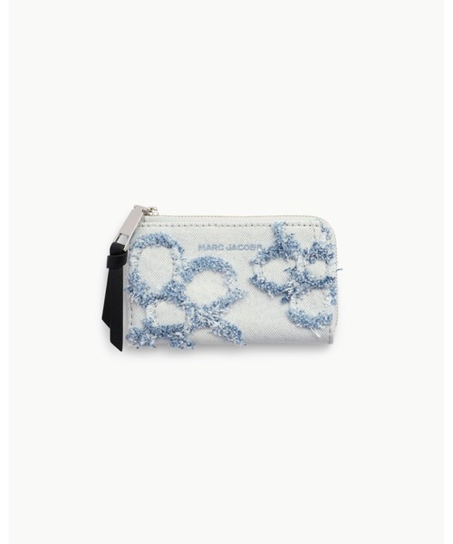 【人気商品】マーク ジェイコブス ウォレット デヴィッド・シュリグリーコラボ ZOZO限定】THE DAISY DENIM TOP ZIP MULTI WALLET/ザ デイジー デニム