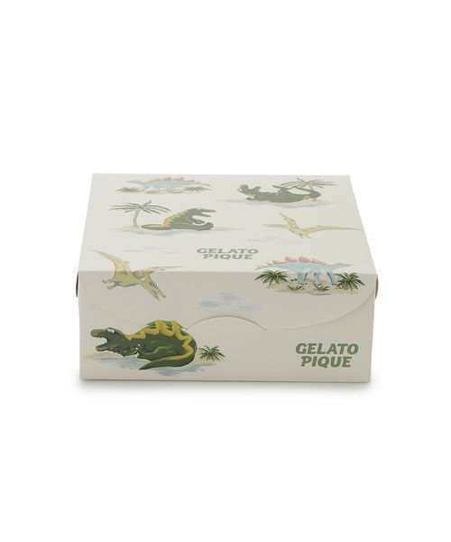 gelato pique(ジェラートピケ)の「【HOMME】スリーピングダイナソー柄アンダーウェア BOX付き(ボクサーパンツ・メンズ・ミント/ネイビー・M/L)」の10枚目の写真
