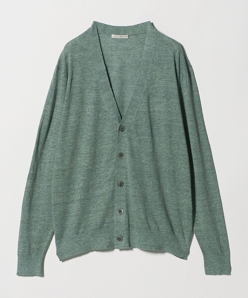 UNITED ARROWS(ユナイテッドアローズ)の「リネン/コットン ハイゲージ カーディガン(カーディガン/ボレロ・メンズ・ダークブラウン/ピンク/ライム・L/XL/M/S)」の20枚目の写真