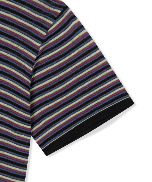 WKNDRS(ウィーキャンドース)の「AP STRIPED HALF-ZIP POLO (BLACK)(ポロシャツ・レディース・その他・X-LARGE/LARGE/MEDIUM)」の5枚目の写真