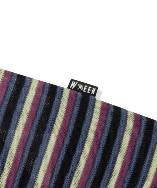 WKNDRS(ウィーキャンドース)の「AP STRIPED HALF-ZIP POLO (BLACK)(ポロシャツ・レディース・その他・X-LARGE/LARGE/MEDIUM)」の6枚目の写真