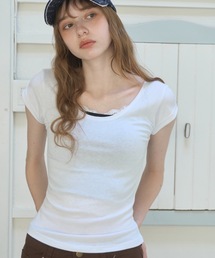 スリムフィットT/Slim-fit T-shirt