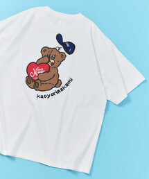 kaoyorinakami × FREAK'S STORE/カオヨリナカミ 別注 スワリパンチベア Tee