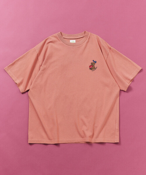 kaoyorinakami(カオヨリナカミ)の「kaoyorinakami × FREAK'S STORE/カオヨリナカミ 別注 スワリパンチベア Tee(Tシャツ/カットソー・メンズ・オフホワイト/ピンク系その他/チャコールグレー・SMALL/MEDIUM/LARGE)」の18枚目の写真