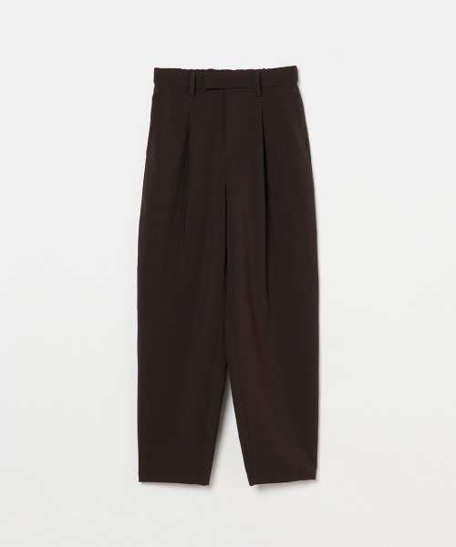 HELIOPOLE(エリオポール)の「DRY TOUCH WIDW TAPERED PANTS(その他パンツ・レディース・ダークブラウン・36/38)」の2枚目の写真