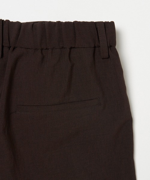 HELIOPOLE(エリオポール)の「DRY TOUCH WIDW TAPERED PANTS(その他パンツ・レディース・ダークブラウン・36/38)」の6枚目の写真