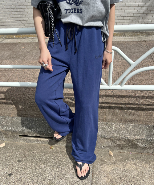 JACKSON MATISSE(ジャクソンマティス)の「別注【RUSSELL ATHLETIC*JM for JS】 TCRウラケパンツ(スウェットパンツ・レディース・ブラウン/チャコールグレー/ネイビー・FREE)」の9枚目の写真