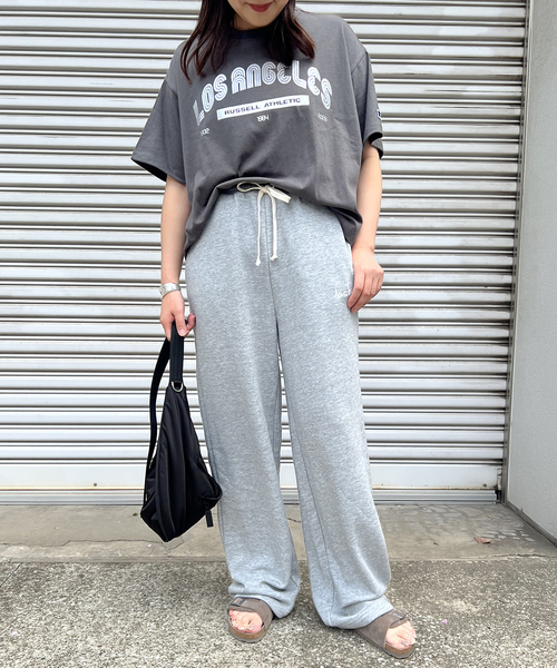JACKSON MATISSE(ジャクソンマティス)の「別注【RUSSELL ATHLETIC*JM for JS】 TCRウラケパンツ(スウェットパンツ・レディース・ブラウン/チャコールグレー/ネイビー・FREE)」の14枚目の写真