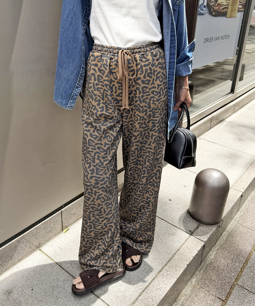 JACKSON MATISSE(ジャクソンマティス)の「別注【RUSSELL ATHLETIC*JM for JS】 TCRウラケパンツ(スウェットパンツ・レディース・ブラウン/チャコールグレー/ネイビー・FREE)」の20枚目の写真