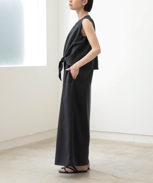 for/c（フォーシー）の「ノットレイヤードワンピース【サスティナブル】（ワンピース・レディース・スミクロ/カーキ・M/PM/TM/L）」の21枚目の写真