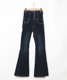 ブーツカットデニム フレアパンツ ヴィンテージ加工 ブランド古着】デニムパンツ（フレア・ブーツカット）古着通販 - ZOZOUSED