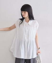 パール襟ブザムシャーリングシャツ