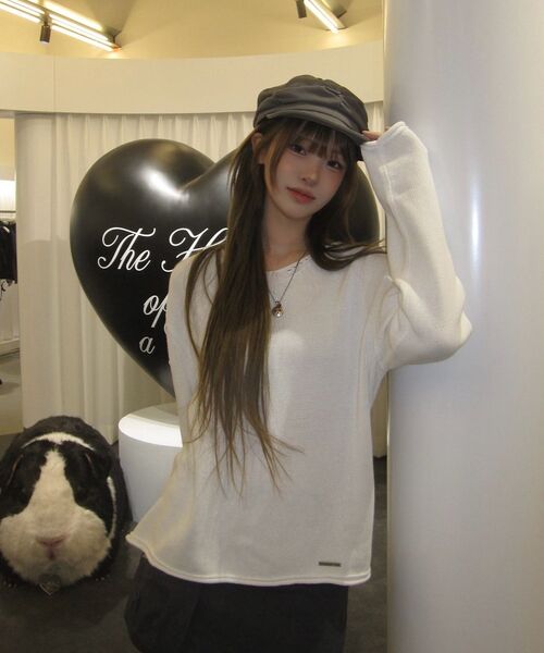 MISEKISEOUL MEN(ミセキソウルメンズ)の「Vneck layered knit top IVORY(ニット/セーター・メンズ・その他・1/2/3)」の4枚目の写真