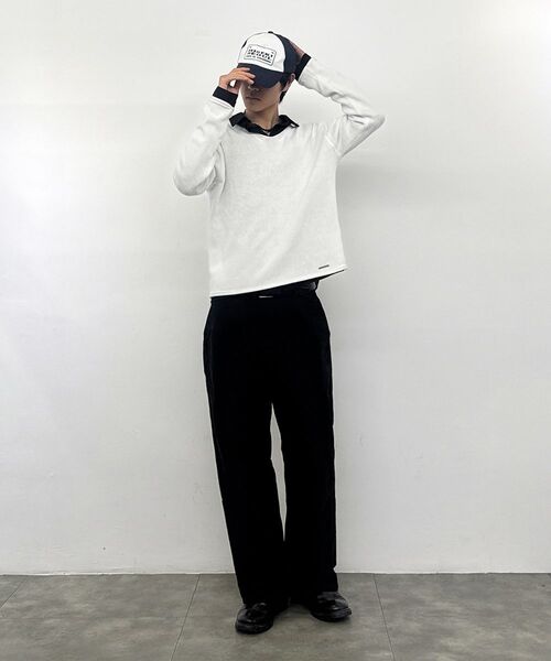 MISEKISEOUL MEN(ミセキソウルメンズ)の「Vneck layered knit top IVORY(ニット/セーター・メンズ・その他・1/2/3)」の5枚目の写真