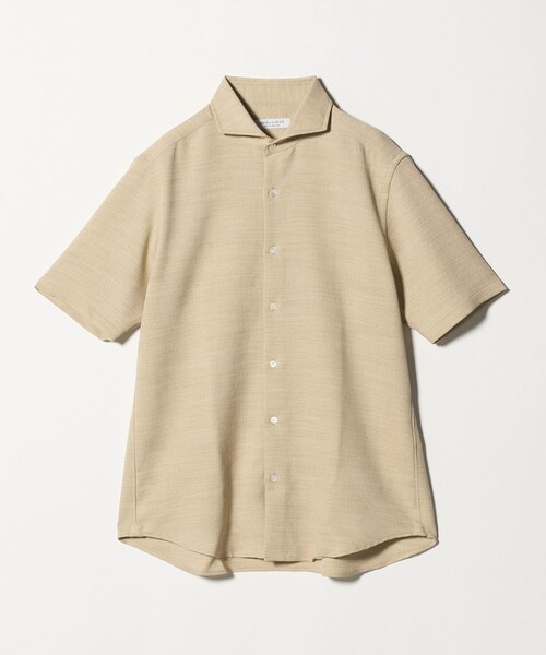 A DAY IN THE LIFE UNITED ARROWS（アデイインザライフユナイテッドアローズ）の「スラブオックス カッタウェイカラーシャツ-吸水速乾・通気性-＜A DAY IN THE LIFE＞（シャツ/ブラウス・メンズ・ネイビー/ベージュ/ホワイト・L/M/S/XL）」の6枚目の写真