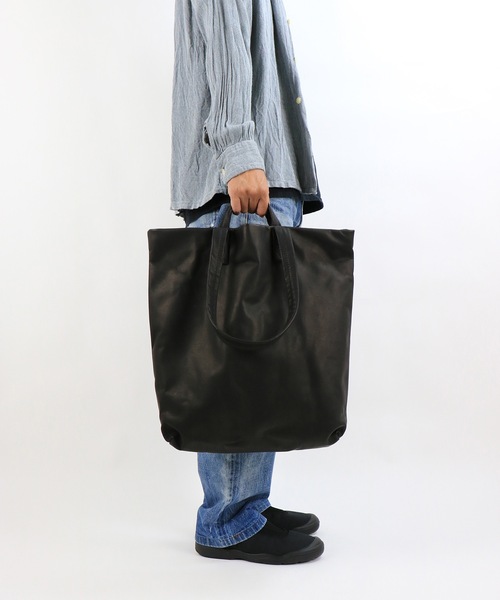 BrownBrown(ブラウンブラウン)の「【BrownBrown】ブラウンブラウン/ トートバック(Lサイズ)(トートバッグ・メンズ・ブラウン/ナチュラル・FREE)」の5枚目の写真