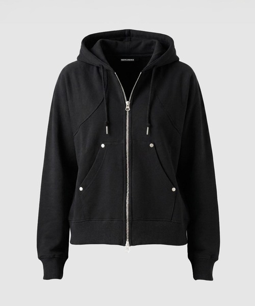 NOCTO ARCHIVE(ノクトアーカイブ)の「NOCTO ARCHIVE/ノクト アーカイブ Studs Zip Hoodie(パーカー・メンズ・グレー/ブラック・MEDIUM/LARGE)」の2枚目の写真