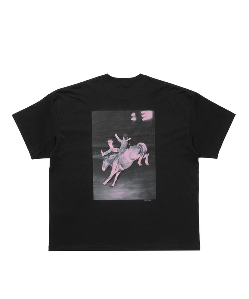 COOTIE PRODUCTIONS(クーティープロダクションズ)の「Print S/S Tee ( Pink 14 )(Tシャツ/カットソー・メンズ・ブラック・SMALL/LARGE/MEDIUM)」の5枚目の写真