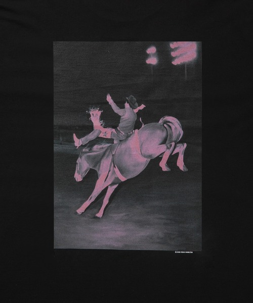 COOTIE PRODUCTIONS(クーティープロダクションズ)の「Print S/S Tee ( Pink 14 )(Tシャツ/カットソー・メンズ・ブラック・SMALL/LARGE/MEDIUM)」の4枚目の写真