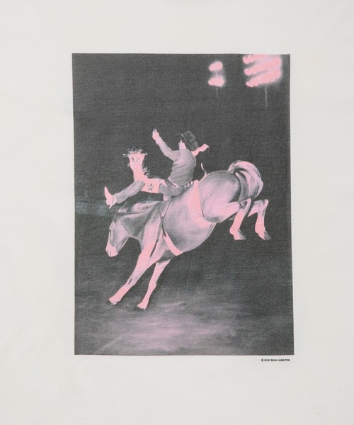 COOTIE PRODUCTIONS(クーティープロダクションズ)の「Print S/S Tee ( Pink 14 )(Tシャツ/カットソー・メンズ・ブラック・SMALL/LARGE/MEDIUM)」の2枚目の写真