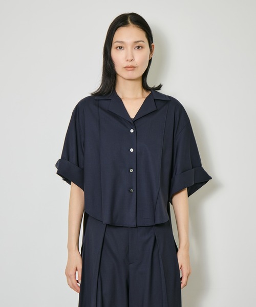 CITY TOKYO(シティトウキョウ)の「【CITY TOKYO/シティートウキョウ】 Super120 Tropical Shirt/開襟シャツ(シャツ/ブラウス・レディース・ネイビー/ブラウン/チャコールグレー・FREE)」の19枚目の写真