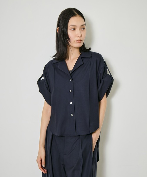 CITY TOKYO(シティトウキョウ)の「【CITY TOKYO/シティートウキョウ】 Super120 Tropical Shirt/開襟シャツ(シャツ/ブラウス・レディース・ネイビー/ブラウン/チャコールグレー・FREE)」の18枚目の写真