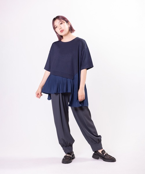 OSMOSIS（オズモーシス）の「ヘムボタンハーレムパンツ（その他パンツ・レディース・ブラウン/グレー/ブラック・ONE SIZE）」の17枚目の写真