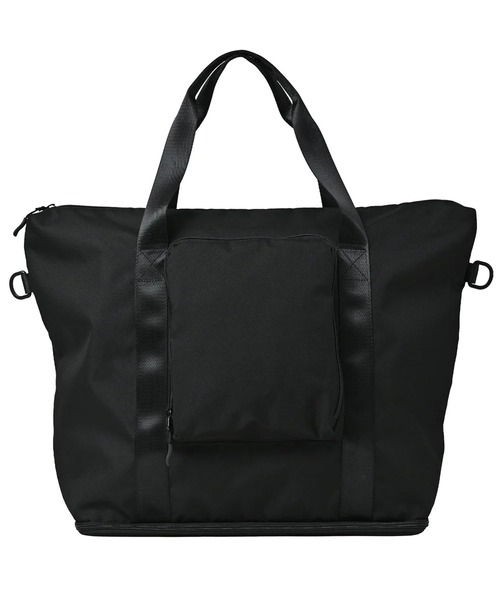 KiU(キウ)の「【KiU】大容量キャリーオントートバッグ (33L) K371(トートバッグ・レディース・レオパード/その他2/ブラック系その他2/マルチ/ベージュ/ブラック・FREE)」の9枚目の写真