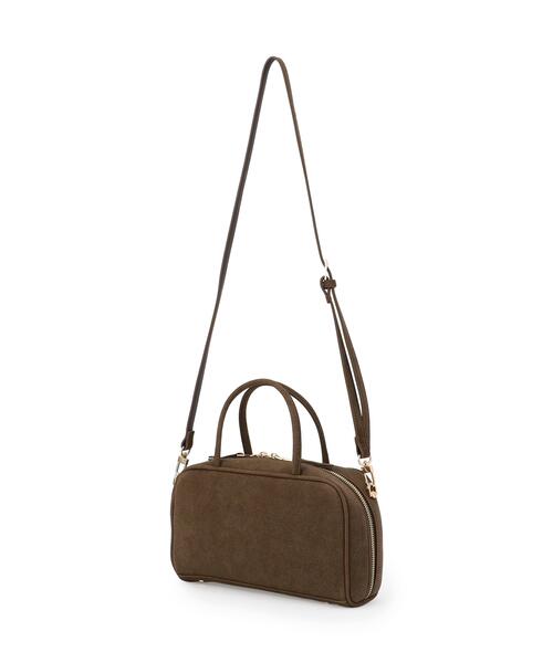 NATURAL BEAUTY BASIC(ナチュラルビューティーベーシック)の「グラムボストンバッグ(ボストンバッグ・レディース・ブラック/ベージュ/オレンジ・-)」の6枚目の写真