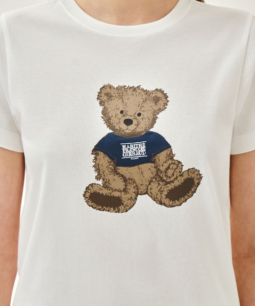 MARITHE + FRANCOIS GIRBAUD(マリテフランソワジルボー)の「W DOODLE BEAR TEE(Tシャツ/カットソー・レディース・ホワイト系その他/ホワイト/ネイビー/ライトピンク・SMALL/MEDIUM)」の11枚目の写真