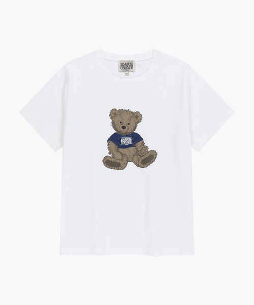 MARITHE + FRANCOIS GIRBAUD(マリテフランソワジルボー)の「W DOODLE BEAR TEE(Tシャツ/カットソー・レディース・ホワイト系その他/ホワイト/ネイビー/ライトピンク・SMALL/MEDIUM)」の13枚目の写真