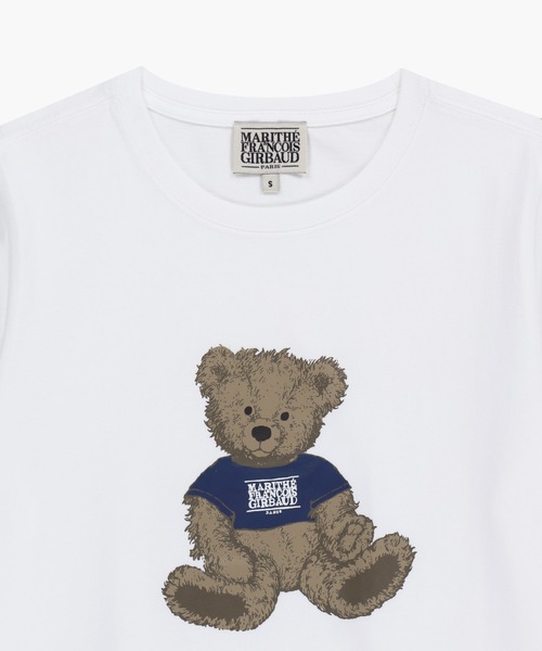 MARITHE + FRANCOIS GIRBAUD(マリテフランソワジルボー)の「W DOODLE BEAR TEE(Tシャツ/カットソー・レディース・ホワイト系その他/ホワイト/ネイビー/ライトピンク・SMALL/MEDIUM)」の15枚目の写真