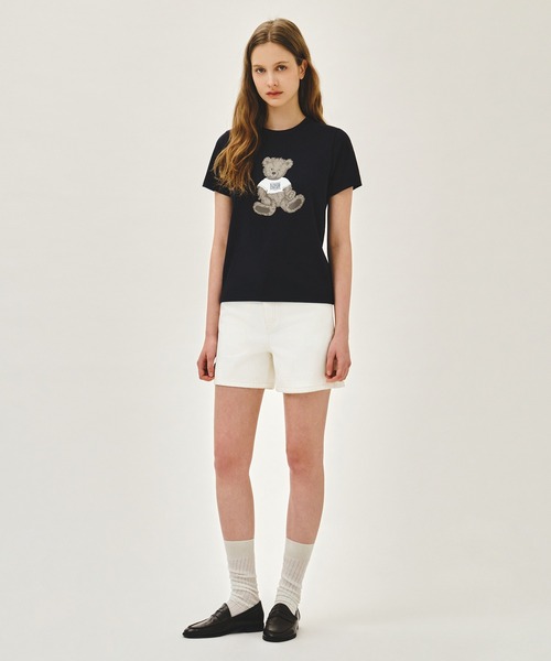 MARITHE + FRANCOIS GIRBAUD(マリテフランソワジルボー)の「W DOODLE BEAR TEE(Tシャツ/カットソー・レディース・ホワイト系その他/ホワイト/ネイビー/ライトピンク・SMALL/MEDIUM)」の19枚目の写真