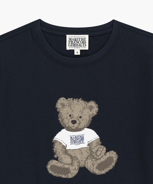 MARITHE + FRANCOIS GIRBAUD(マリテフランソワジルボー)の「W DOODLE BEAR TEE(Tシャツ/カットソー・レディース・ホワイト系その他/ホワイト/ネイビー/ライトピンク・SMALL/MEDIUM)」の22枚目の写真