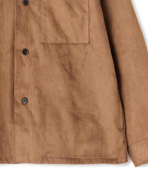 MEN'S BIGI（メンズビギ）の「フェイクスエード リラックスフィットシャツ（シャツ/ブラウス・メンズ・チャコールグレー/ブラウン/ブラック・01/02/03/04）」の11枚目の写真