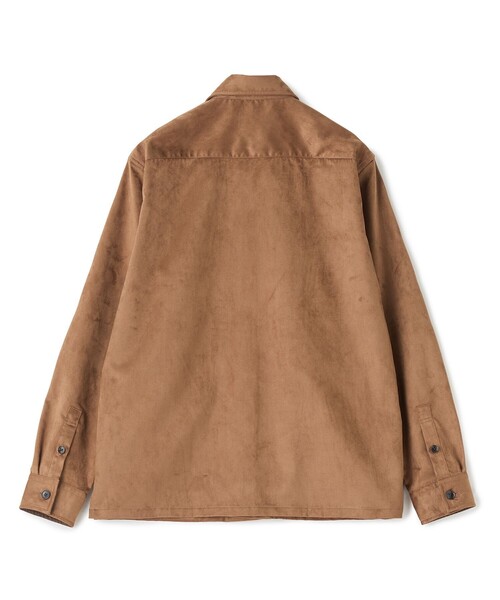 MEN'S BIGI（メンズビギ）の「フェイクスエード リラックスフィットシャツ（シャツ/ブラウス・メンズ・チャコールグレー/ブラウン/ブラック・01/02/03/04）」の13枚目の写真