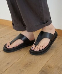 【Waa.Studios/ワースタジオ】レザートングサンダル　KEO SANDAL