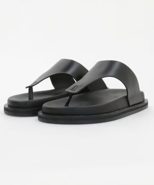 Rouge vif(ルージュヴィフ)の「【Waa.Studios/ワースタジオ】レザートングサンダル KEO SANDAL(サンダル・レディース・ブラック/アイボリー・38/36/37)」の6枚目の写真