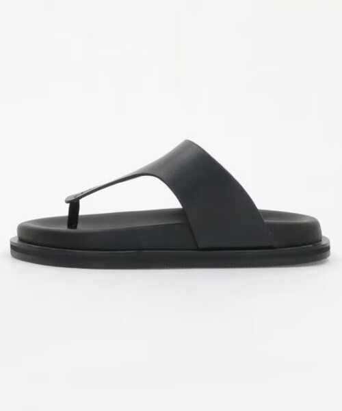 Rouge vif(ルージュヴィフ)の「【Waa.Studios/ワースタジオ】レザートングサンダル KEO SANDAL(サンダル・レディース・ブラック/アイボリー・38/36/37)」の7枚目の写真
