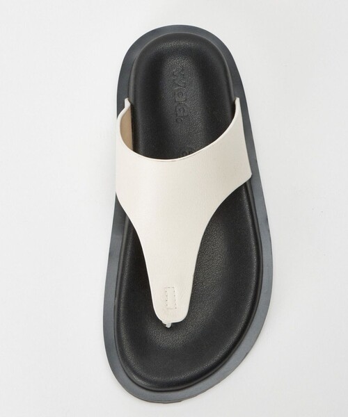 Rouge vif(ルージュヴィフ)の「【Waa.Studios/ワースタジオ】レザートングサンダル KEO SANDAL(サンダル・レディース・ブラック/アイボリー・38/36/37)」の13枚目の写真