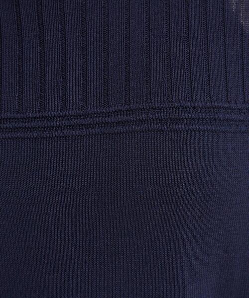SHOO・LA・RUE(シューラルー)の「【S-LL/二の腕カバー】品よく決まる 5分袖デザインニット(ニット/セーター・レディース・ライトグレー/ブラウン系その他/ネイビー・01/02/03/04)」の10枚目の写真
