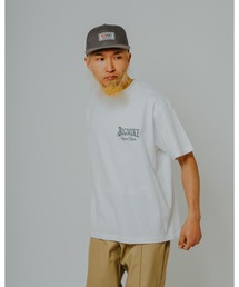 BIG MIKE ビッグマイク/ 26秋冬新作 オールディーズロゴ バックプリント 半袖Tシャツ コットン ユニセックス //// 102628602