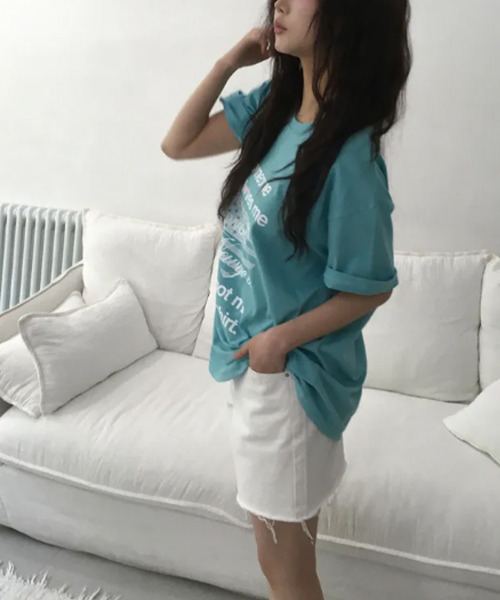VIVID LADY(ビビッドレディー)の「ハートフラッグプリント 半袖カットソー(Tシャツ/カットソー・レディース・ネイビー/ホワイト/ミント・FREE)」の13枚目の写真
