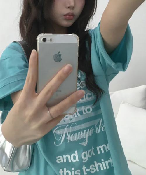 VIVID LADY(ビビッドレディー)の「ハートフラッグプリント 半袖カットソー(Tシャツ/カットソー・レディース・ネイビー/ホワイト/ミント・FREE)」の15枚目の写真