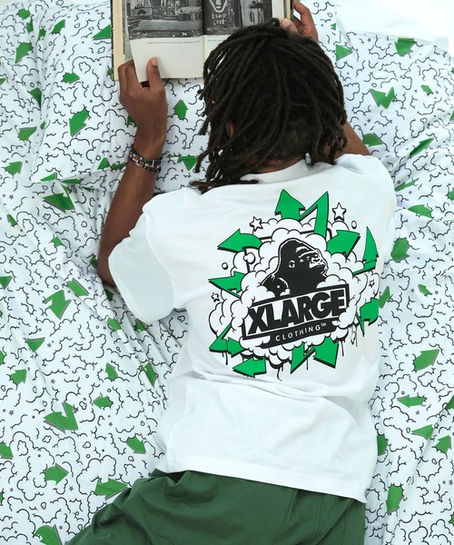 LIXTICK(リックスティック)の「XLARGE×LIXTICK BUBBLE OG S/S TEE(Tシャツ/カットソー・メンズ・ブラック/ホワイト/グリーン・S/M/L/XL)」の7枚目の写真