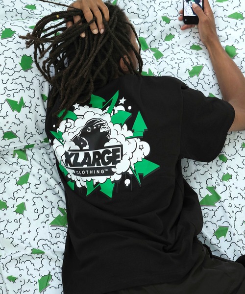LIXTICK(リックスティック)の「XLARGE×LIXTICK BUBBLE OG S/S TEE(Tシャツ/カットソー・メンズ・ブラック/ホワイト/グリーン・S/M/L/XL)」の9枚目の写真