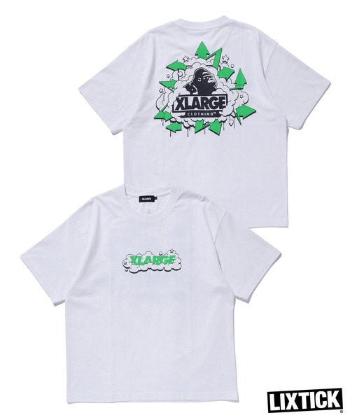 LIXTICK（リックスティック）の「XLARGE×LIXTICK BUBBLE OG S/S TEE（Tシャツ/カットソー・メンズ・ブラック/ホワイト/グリーン・S/M/L/XL）」の20枚目の写真