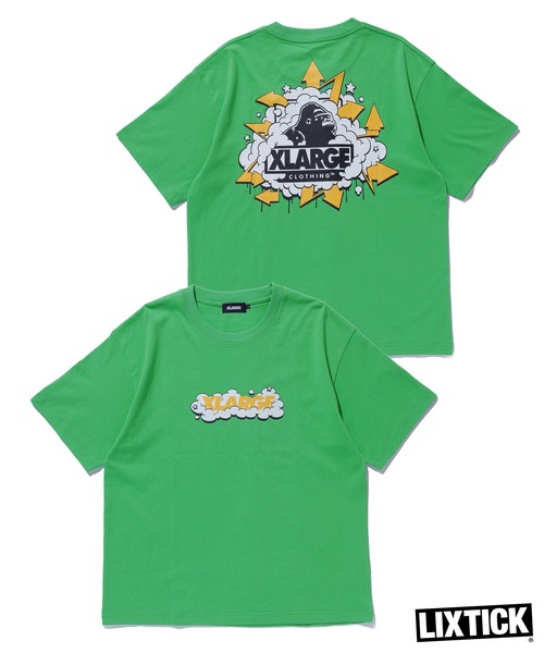 LIXTICK（リックスティック）の「XLARGE×LIXTICK BUBBLE OG S/S TEE（Tシャツ/カットソー・メンズ・ブラック/ホワイト/グリーン・S/M/L/XL）」の21枚目の写真