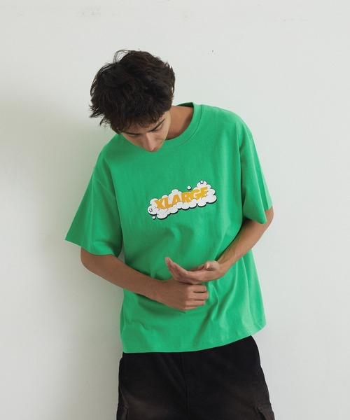 LIXTICK（リックスティック）の「XLARGE×LIXTICK BUBBLE OG S/S TEE（Tシャツ/カットソー・メンズ・ブラック/ホワイト/グリーン・S/M/L/XL）」の22枚目の写真